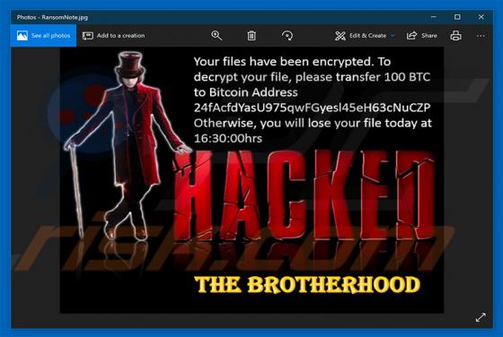The Brotherhood Ransomware