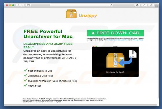 Unzippy Adware (Mac)