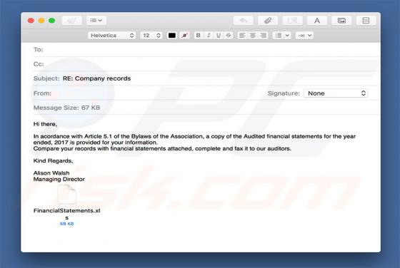 Deloitte Email Virus