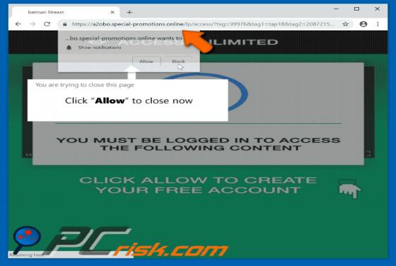 Special-promotions.online POP-UP Redirect