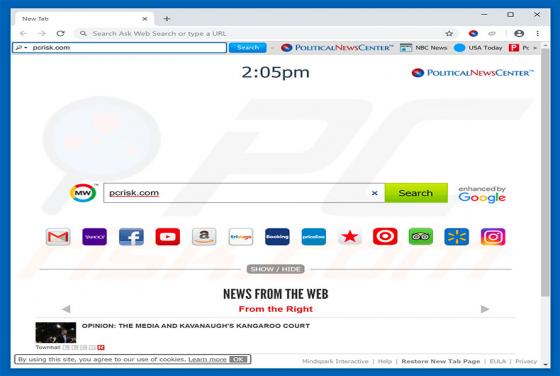 PoliticalNewsCenter Toolbar