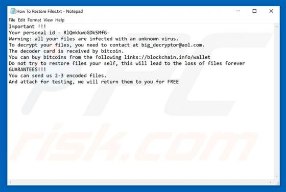 BDKR Ransomware