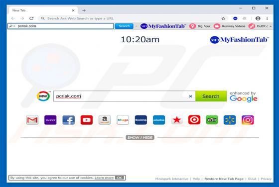 MyFashionTab Toolbar