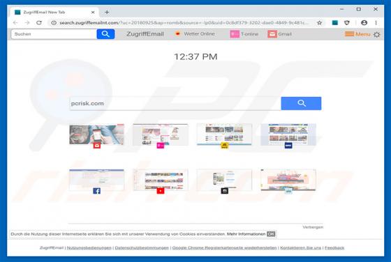Search.zugriffemailnt.com Redirect