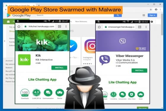 Google Play Store Swarmed with Malware