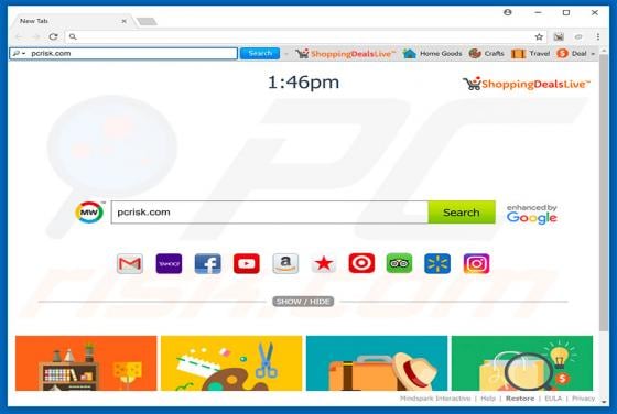 ShoppingDealsLive Toolbar
