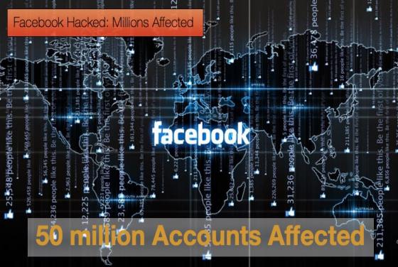 Facebook Hacked: 50 million Accounts Affected