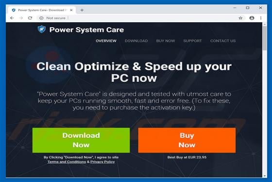Power System Care Unwanted Application