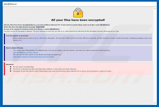 Dharma-Btc Ransomware