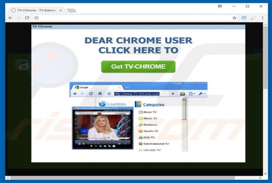 TV Chrome Adware