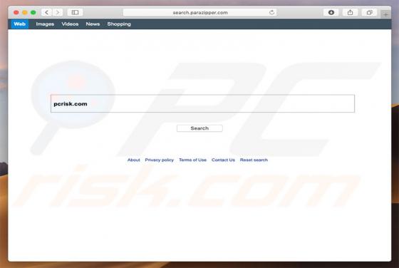 Search.parazipper.com Redirect (Mac)