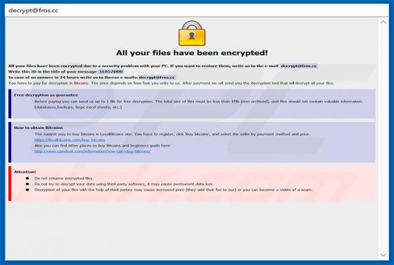 Bgtx Ransomware