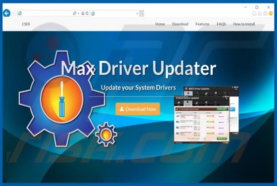 Max Driver Updater Unwanted Application