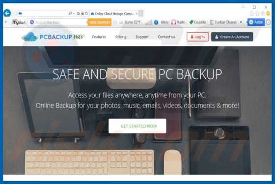 PC Backup 360 Unwanted Application