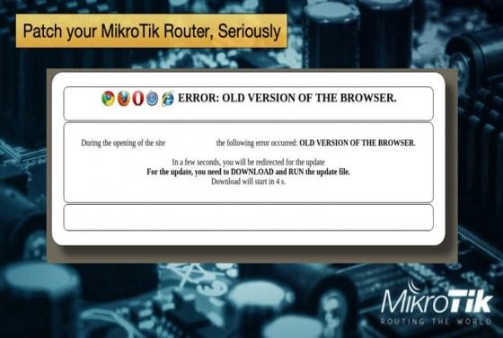 Patch your MikroTik Router, Seriously