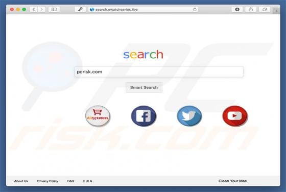 Search.ewatchseries.live Redirect (Mac)