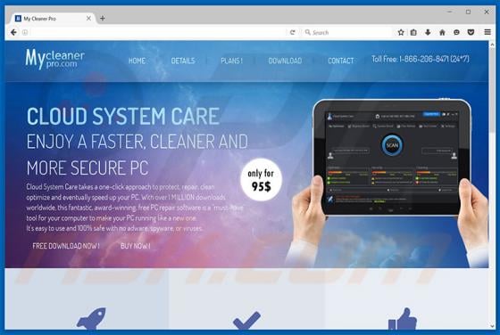 Cloud System Care Unwanted Application