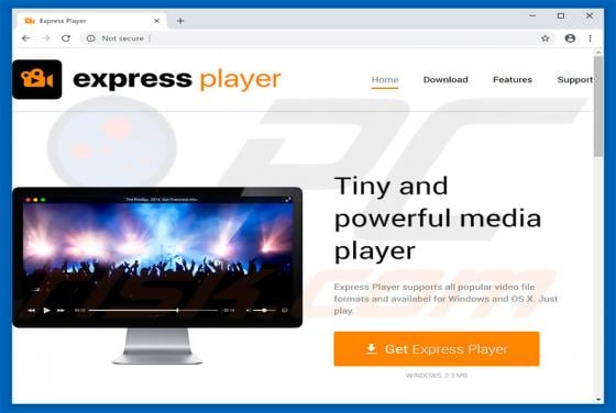 Express Player Adware