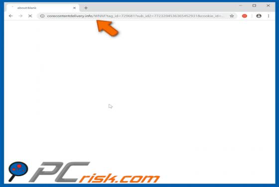 Corecontentdelivery.com POP-UP Redirect