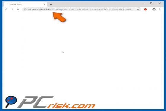 Plicnewsupdate.info POP-UP Redirect