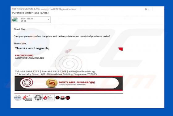 BESTLABS Email Virus