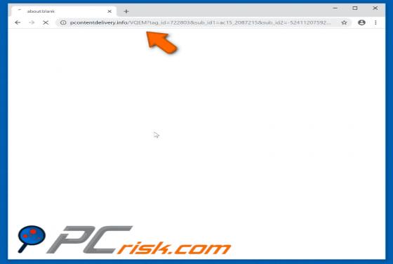 Pcontentdelivery.info POP-UP Redirect