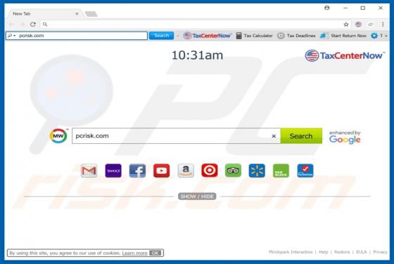 TaxCenterNow Toolbar