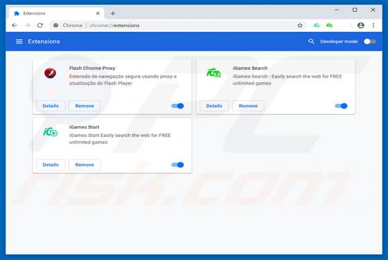 Flash Chrome Proxy Virus