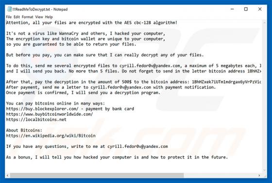 Qweuirtksd Ransomware