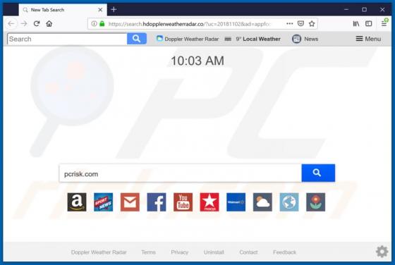 Search.hdopplerweatherradar.co Redirect
