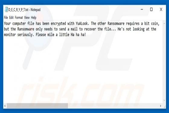 YuALook Ransomware