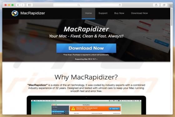 MacRapidizer Unwanted Application (Mac)