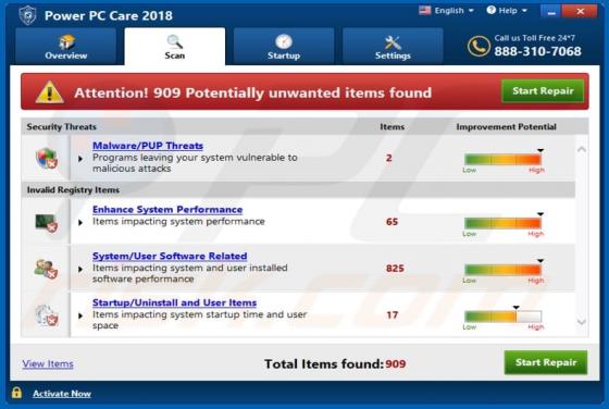 Power PC Care 2018 Unwanted Application
