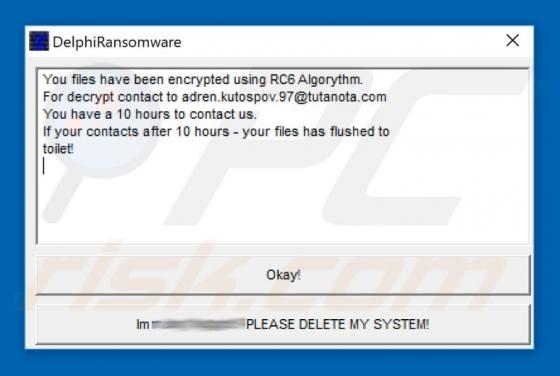 DelphiRansomware Ransomware