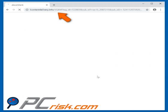 Lcontentdelivery.info POP-UP Redirect