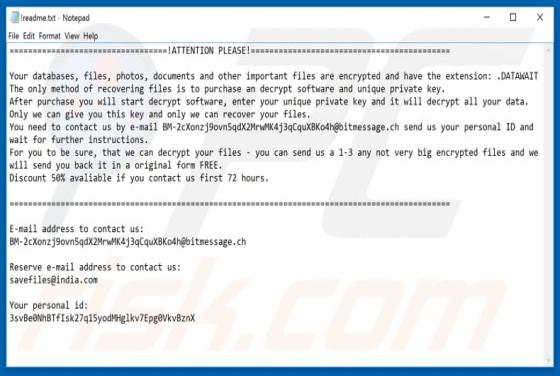 DataWait Ransomware