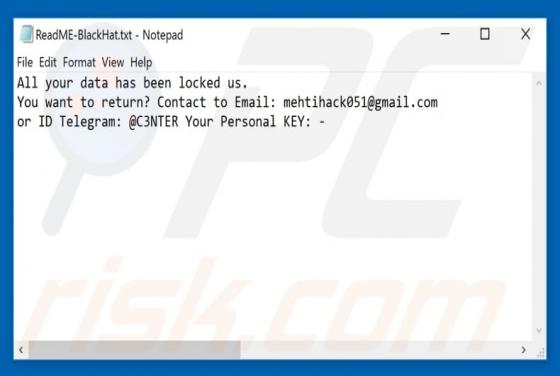 BlackHat Ransomware