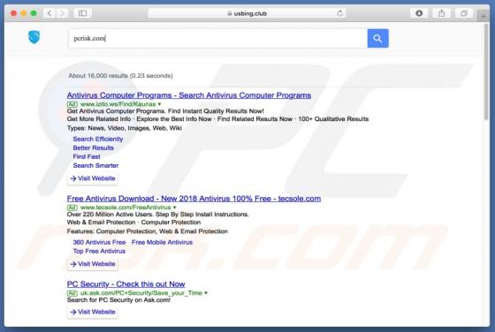 Usbing.club Redirect (Mac)