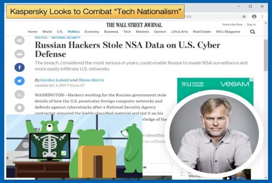 Kaspersky Looks to Combat “Tech Nationalism”
