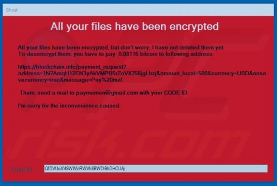 Ghost Ransomware