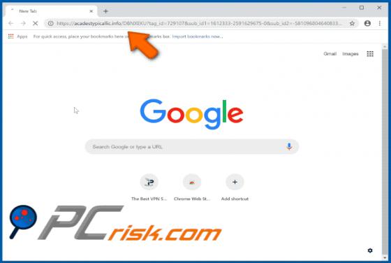 Acadestypicallic.info POP-UP Redirect