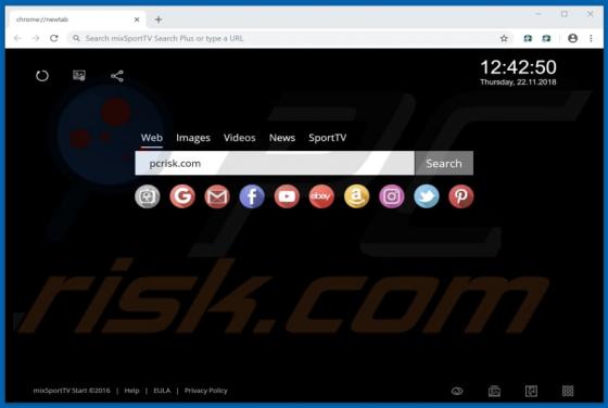 mixSportTV Search Plus Browser Hijacker