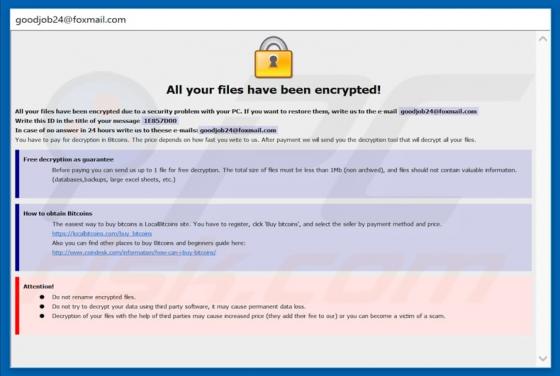 GoodJob24 Ransomware