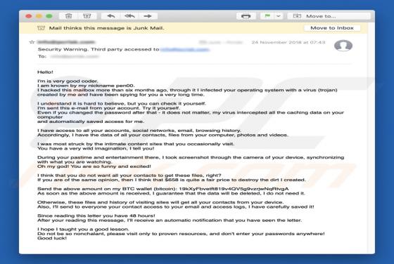 I'm Is Very Good Coder Email Scam