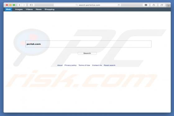 Search.porterice.com Redirect (Mac)