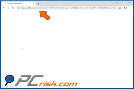 Defpush.com POP-UP Redirect