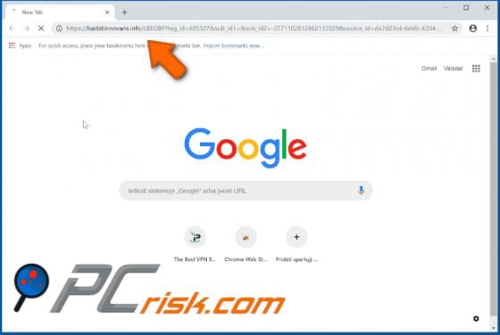 Barbitinnovans.info POP-UP Redirect
