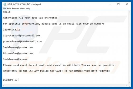 .SYS Ransomware