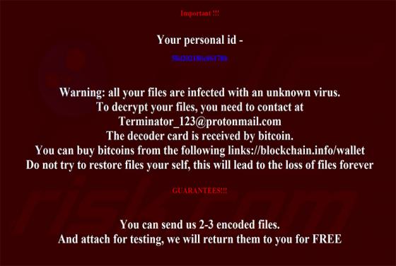 LyaS Ransomware