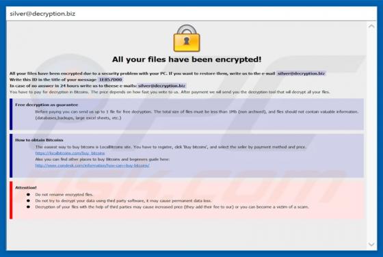Bizer Ransomware